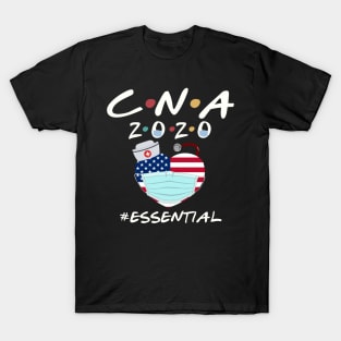 Womens CNA 2020 Essential Nursing Lover Gift T-Shirt